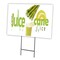 Signmission Sugar Cane Juice Yard Sign & Stake outdoor plastic coroplast window, C-1216 Sugar Cane Juice C-1216 Sugar Cane Juice - alternate 1